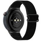 For vivo Watch 5 Ethnic Style Elastic Nylon Braided Watch Band(Black) - 2