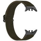 For vivo Watch 5 Ethnic Style Elastic Nylon Braided Watch Band(Army Green) - 3