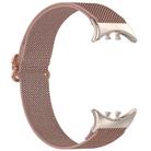 For vivo Watch 5 Ethnic Style Elastic Nylon Braided Watch Band(Rose Pink) - 3
