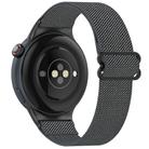 For vivo Watch 5 Ethnic Style Elastic Nylon Braided Watch Band(Dark Gray) - 2