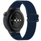 For vivo Watch 5 Ethnic Style Elastic Nylon Braided Watch Band(Midnight Blue) - 2