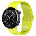 For vivo Watch 5 Solid Color Reverse Buckle Silicone Watch Band(Green) - 1