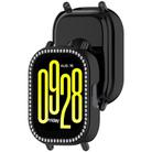 For Redmi Watch 5 Lite Single Row Diamond Half Coverage Hollow PC Watch Protective Case(Black) - 3
