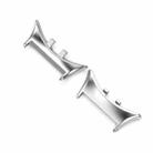 For vivo watch5 1 Pair 20mm 316 Stainless Steel Metal Watch Band Connector(Silver) - 2