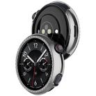 For vivo Watch 5 Single Row Diamond Half Coverage Hollow PC Watch Protective Case(Silver) - 3