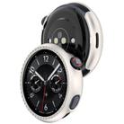 For vivo Watch 5 Single Row Diamond Half Coverage Hollow PC Watch Protective Case(Starlight) - 3