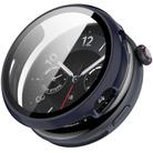 For vivo Watch 5 Tempered Film Integrated PC Watch Protective Case(Ink Blue) - 1