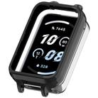 For Honor Band 10 PC Ear Half Coverage Hollow Watch Protective Case(Black) - 1