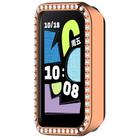 For Honor Band 10 Single Row Diamond Half Coverage Hollow PC Watch Protective Case(Rose Gold) - 2