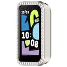 For Honor Band 10 Single Row Diamond Half Coverage Hollow PC Watch Protective Case(Starlight) - 2