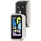 For Honor Band 10 Single Row Diamond Half Coverage Hollow PC Watch Protective Case(Starlight) - 3