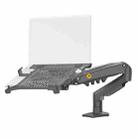 NORTH BAYOU F80-FP For 17-30 Inch Laptop Height Adjustable Desktop Mount Bracket(Black) - 1