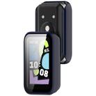 For Honor Band 10 Tempered Film Integrated PC Watch Protective Case(Ink Blue) - 3