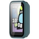For Honor Band 10 Tempered Film Integrated PC Watch Protective Case(Pine Green) - 2