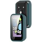 For Honor Band 10 Tempered Film Integrated PC Watch Protective Case(Pine Green) - 3