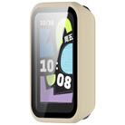 For Honor Band 10 Tempered Film Integrated PC Watch Protective Case(Ivory White) - 2