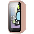For Honor Band 10 Tempered Film Integrated PC Watch Protective Case(Cherry Pink) - 2