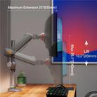 NORTH BAYOU A7 Ergonomic Gaming Monitor Arm Stand 27-50 Inch Monitors VESA Mount - 3
