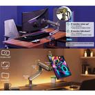 NORTH BAYOU A6 Flat Ultrawide Curved Display Bracket 27-50 Inch Monitors Ergonomic Stand - 2