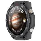 For Huawei Watch 4 Pro Change to Watch Ultimate Design Half Coverage Hollow PC Watch Protective Case(Black) - 2