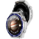 For Huawei Watch 4 Pro Change to Watch Ultimate Design Half Coverage Hollow PC Watch Protective Case(White Blue) - 3