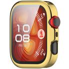 For Huawei Watch Fit 4 Electroplated TPU Full Coverage Watch Protective Case(Gold) - 2