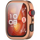For Huawei Watch Fit 4 Electroplated TPU Full Coverage Watch Protective Case(Rose Gold) - 2