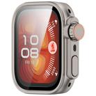 For Huawei Watch Fit 4 Change to Ultra 2 49mm Tempered Film Integrated PC Watch Protective Case(Titanium Steel Color) - 2