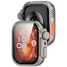 For Huawei Watch Fit 4 Change to Ultra 2 49mm Tempered Film Integrated PC Watch Protective Case(Titanium Steel Color) - 3