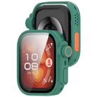 For Huawei Watch Fit 4 Pro Change to Ultra 2 49mm Tempered Film Integrated PC Watch Protective Case(Green) - 3