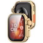 For Huawei Watch Fit 4 Pro Change to Ultra 2 49mm Tempered Film Integrated PC Watch Protective Case(Gold) - 3