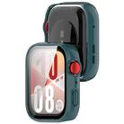 For Huawei Watch Fit 4 Pro Tempered Film Integrated PC Watch Protective Case(Pine Green) - 3