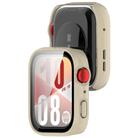 For Huawei Watch Fit 4 Pro Tempered Film Integrated PC Watch Protective Case(Ivory White) - 3