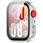 For Huawei Watch Fit 4 Pro Tempered Film Integrated PC Watch Protective Case(Frosted Silver) - 2