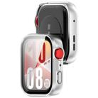 For Huawei Watch Fit 4 Pro Tempered Film Integrated PC Watch Protective Case(Frosted Silver) - 3