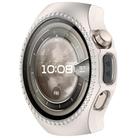 For Huawei Watch 5 46mm Single Row Diamond Half Coverage Hollow PC Watch Protective Case(Starlight) - 2