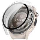 For Huawei Watch 5 42mm Tempered Film Integrated PC Watch Protective Case(Transparent) - 1