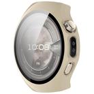 For Huawei Watch 5 42mm Tempered Film Integrated PC Watch Protective Case(Ivory White) - 2