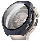 For Huawei Watch 5 46mm Tempered Film Integrated PC Watch Protective Case(Ink Blue) - 1