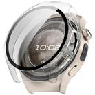 For Huawei Watch 5 46mm Tempered Film Integrated PC Watch Protective Case(Transparent) - 1
