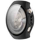 For Huawei Watch 5 46mm Tempered Film Integrated PC Watch Protective Case(Frosted Black) - 2