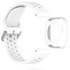 For Amazfit Bip 6 Sofe Case Integrated Silicone Watch Band(White) - 3
