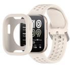 For Amazfit Bip 6 Sofe Case Integrated Silicone Watch Band(Starlight) - 1