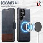 For Samsung Galaxy S25 Ultra 5G Suteni Q06 2-in-1 Multi-function Detachable Wallet MagSafe Phone Case(Blue) - 2