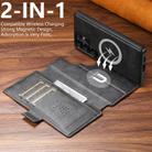 For Samsung Galaxy S24 Ultra 5G Suteni Q06 2-in-1 Multi-function Detachable Wallet MagSafe Phone Case(Black) - 3