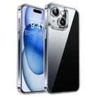 For iPhone 15 Plus Kalebol Highly Transparent PC Hybrid TPU Phone Case - 1