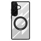 For Samsung Galaxy A26 5G Gear 360 Rotation Holder MagSafe Phone Case(Black) - 1