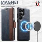 For Samsung Galaxy S25 Ultra 5G Suteni Q07 2-in-1 Multi-function Detachable Wallet MagSafe Phone Case(Blue) - 3