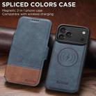 For iPhone 17 Pro Max Suteni Q06 2-in-1 Multi-function Detachable Wallet MagSafe Phone Case(Blue) - 2