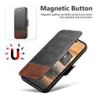For iPhone 17 Suteni Q06 2-in-1 Multi-function Detachable Wallet MagSafe Phone Case(Black) - 3